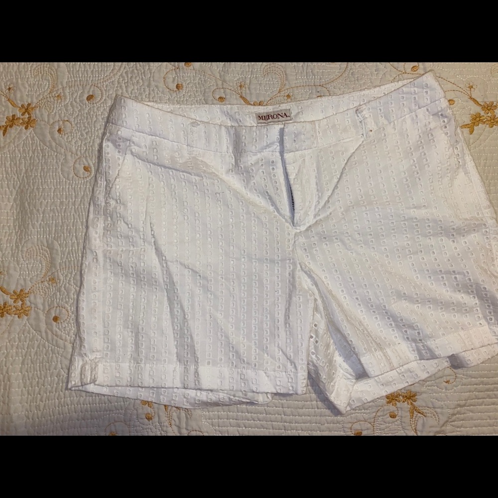 White Merona Shorts
